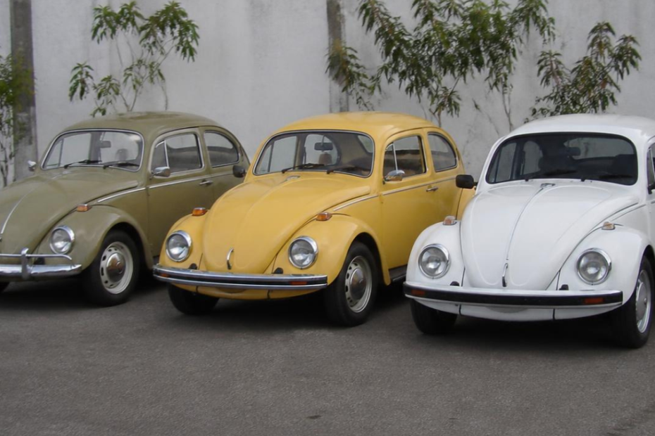 Fusca 1200 1300 1500 lado a lado, geração a geração